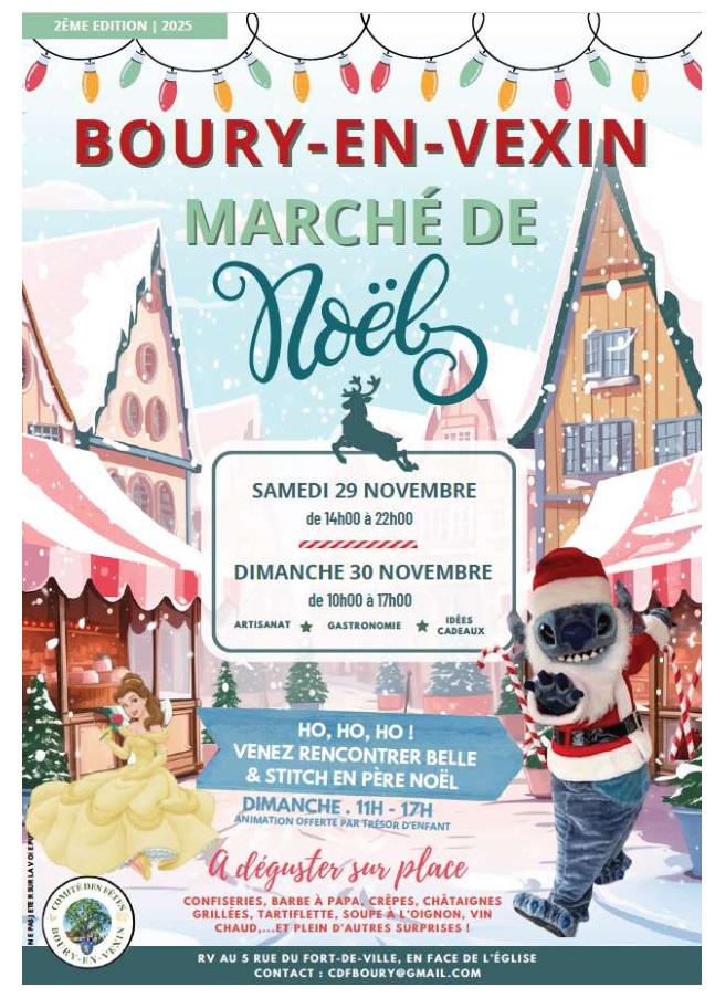 Marché de Noël Boury-en-Vexin 2025